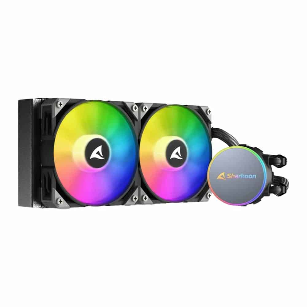 Sharkoon S70 240mm All-in-One ARGB Intel/AMD CPU Liquid Cooler Black